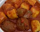 Foto langkah ke 5 dari resep Bakso tahu sambal pedas.