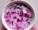 Foto langkah ke 4 dari resep Es Kelapa Buah Naga.