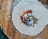 A picture of step 4 of Beans stuffed Parantha.