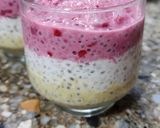 Foto del paso 5 de la receta: 🌈Chía pudding con avena trasnochada tres colores 🌈 Frambuesa, mango y coco 🌈
