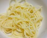 Foto langkah ke 4 dari resep Spageti SJaLur (susu keju ayam telur).
