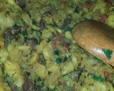 Foto del paso 6 de la receta: Majado de plátanos verdes y mollejitas casi como seco de chavelo