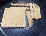 A picture of step 1 of Cold veg sandwich.