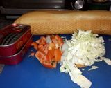 A picture of step 1 of Turkish bread Sandwich.