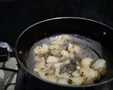 A picture of step 5 of Sabudana minty flavour samosa.