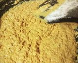 A picture of step 4 of Besan ki burfi.