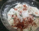 A picture of step 2 of Paneer Appam Lolipop.