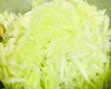 A picture of step 2 of Bottle gourd /lauki halwa.