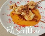 Foto del paso 4 de la receta Aperitivo piruletas de gambas en salsa verana