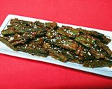 तिल मूंगफली की भरवा भिंडी (Til moongfali ki bharva bhindi recipe in Hindi) रेसिपी चरण 7 फोटो