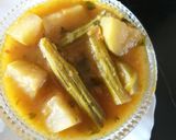A picture of step 4 of Toor dal Lauki Sem phali curry.