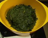 A picture of step 1 of Fried kienyeji vegetables.