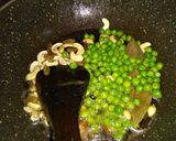 A picture of step 3 of Basonti pullav.