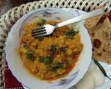 A picture of step 6 of Pumpkin Coconut Curry.