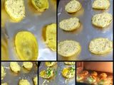 Baked potatoes loaded with cheese😋