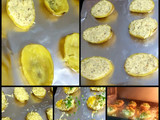 Baked potatoes loaded with cheese😋