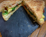 Foto del paso 6 de la receta: Sándwich de jamón, doble de queso y sobrasada