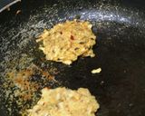 A picture of step 4 of Tapioca Hash Browns with an Indian touch.