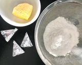 Hình bước làm 1 của món Bé làm bánh quy bơ phô mai