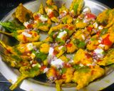 पालक पत्ता चाट (Palak patta chaat recipe in hindi) रेसिपी चरण 3 फोटो