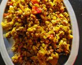 A picture of step 3 of Mix sprouts usli.