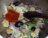 A picture of step 3 of Thai Red Curry Chicken.
