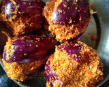 A picture of step 3 of Vangi bhat(eggplant rice).