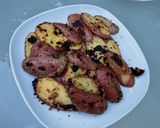 Une image de l'étape 8 de Pommes de terre grillées ail piment basilic.