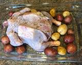 Roasted whole chicken