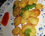 A picture of step 3 of Viazi Karai#4weekschallenge#charityrecipe.