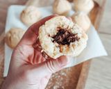 Une image de l'étape 3 de Muffins noix de coco/cœur pâte à tartiner.