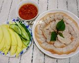 Hình bước làm 3 của món Thịt heo luộc cuốn bánh tráng