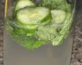 A picture of step 1 of Virgin mojito.