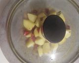 A picture of step 6 of Meethi Alo.