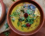 A picture of step 3 of Mix daal loki.