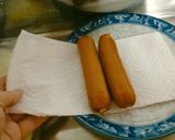 Hình bước làm 4 của món Bánh mì xúc xích nướng