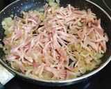 Foto del paso 2 de la receta Tortitas de calabacín con bacon