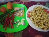 Tempe bumbu sarden