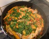 A picture of step 3 of Chilli Prawn and Pineapple.