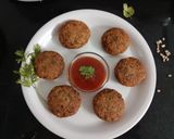 A picture of step 6 of Black eyed beans vada.