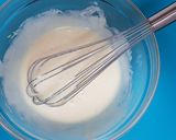 A picture of step 1 of Brownie cake.
