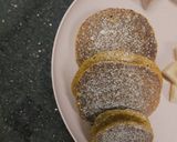 Hình bước làm 3 của món Pancake bí đỏ yến mạch