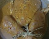 A picture of step 3 of Lahori Chargha 🍗🍗🍗.