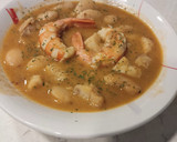 Foto del paso 7 de la receta: Judiones con rape y langostinos