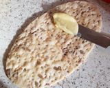 A picture of step 2 of Banana & Maple Syrup Multigrain Flat Bread,💚.