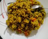 A picture of step 9 of Vegetable khichdi.