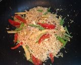 豬肉什錦蛋炒麵的食譜步驟4照片