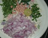 A picture of step 1 of Maharashtrian Poha.