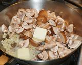 A picture of step 2 of Cremini Mushroom Sauce with Merlot - JON STYLE.