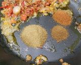 A picture of step 4 of Panash Matar Masala (Odia Style Curry/lunch).